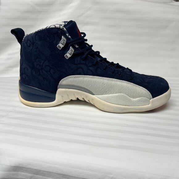 Men's Nike Air Jordan 12 International Flight Retro Blue BV8016-445 Size 11 - Picture 5 of 16